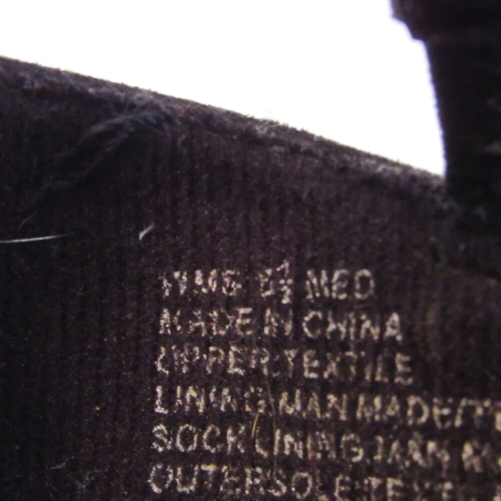 Lauren Conrad Walnut Strappy Back Zip Open Toe Block Heel Sandals Black Size 6.5 - Picture 8 of 10